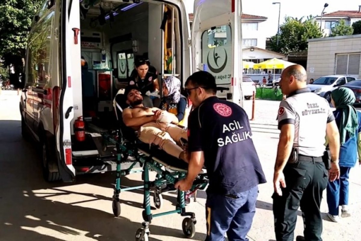 Metal Atölyesinde Feci Kaza