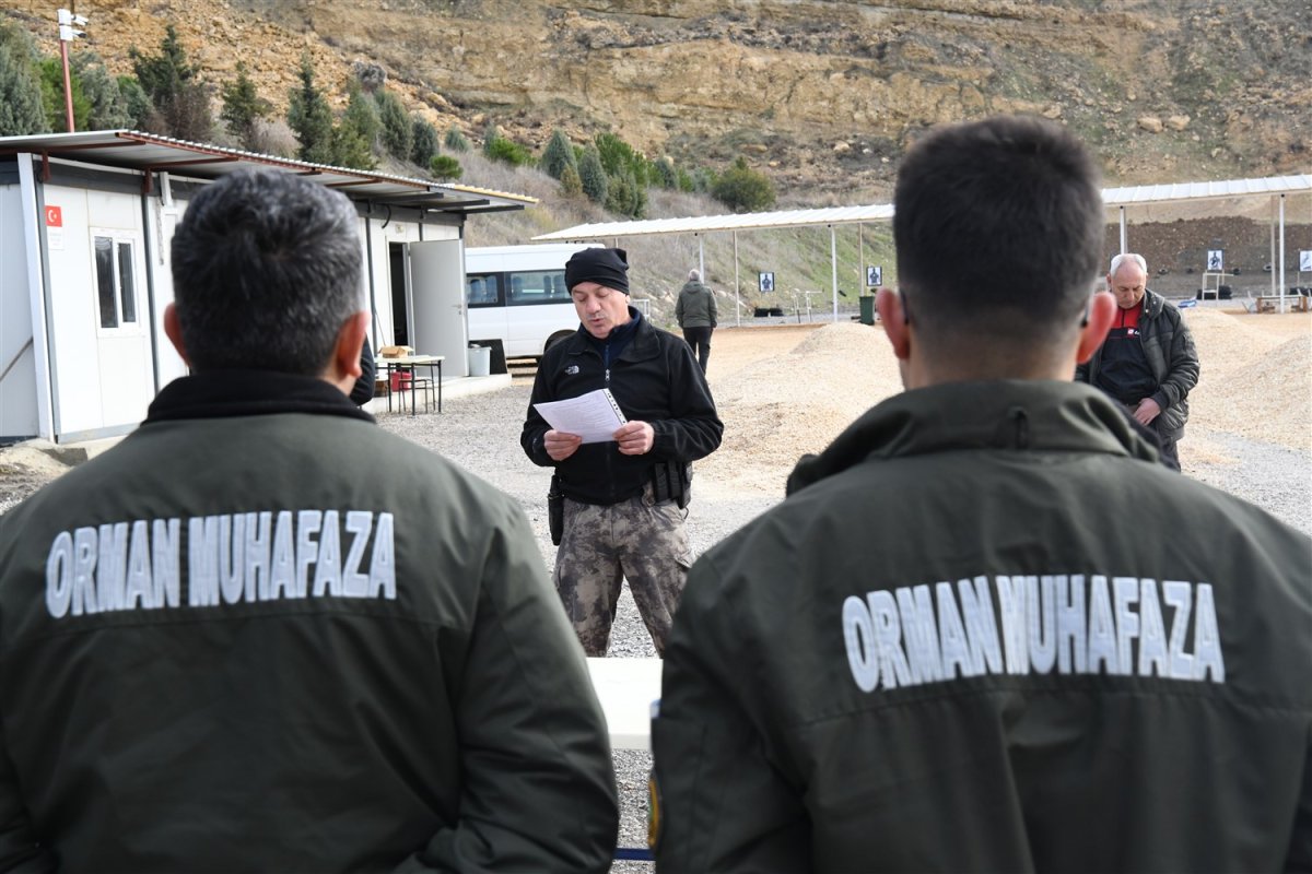 Mersin Orman Bölge Müdürlüğü Personeline Silah Eğitimi