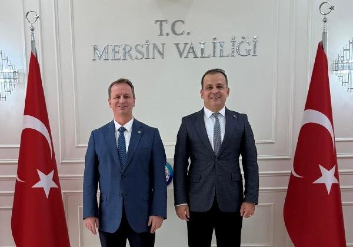 Gülnar Belediye Başkanı Fatih Önge’den Mersin Valisi Atilla Toros’a Ziyaret