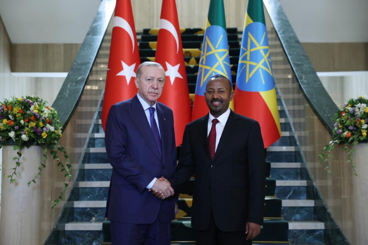 Erdoğan, Etiyopya Başbakanı Ahmed Ali ile Görüştü