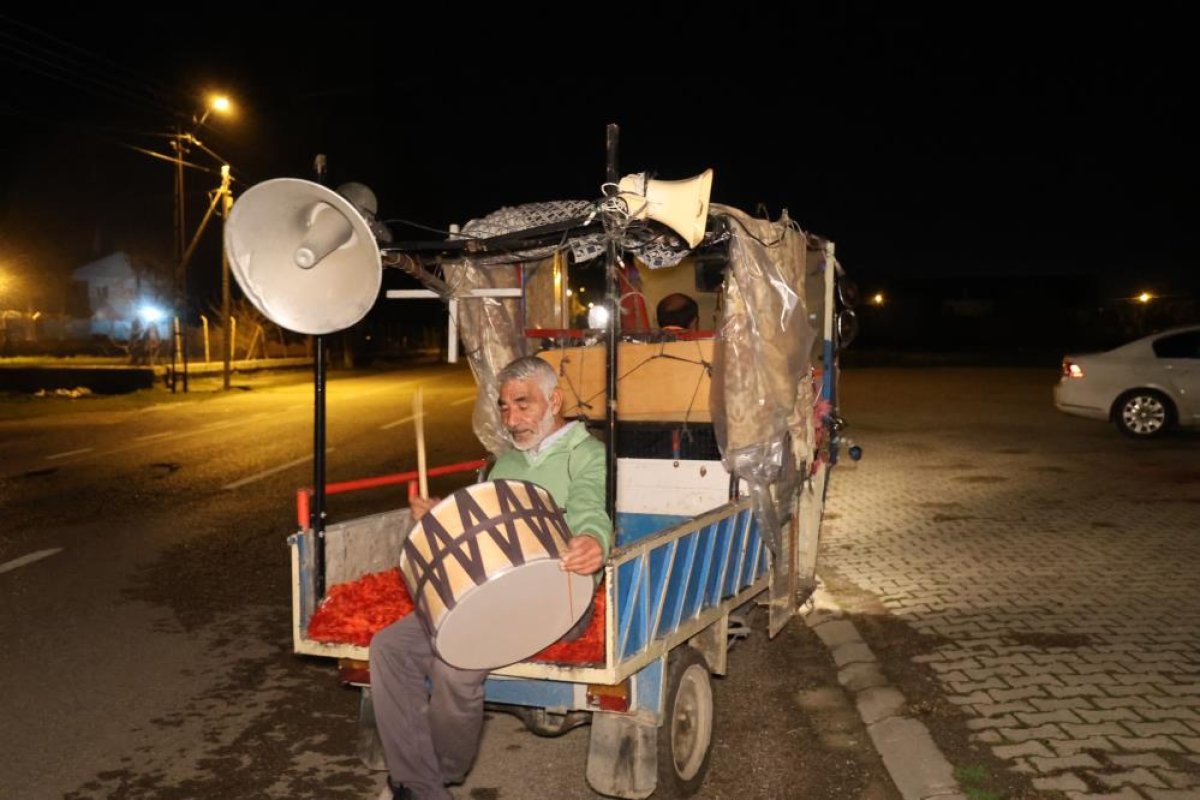 Ramazan Davulcusundan Teknolojik Yöntem