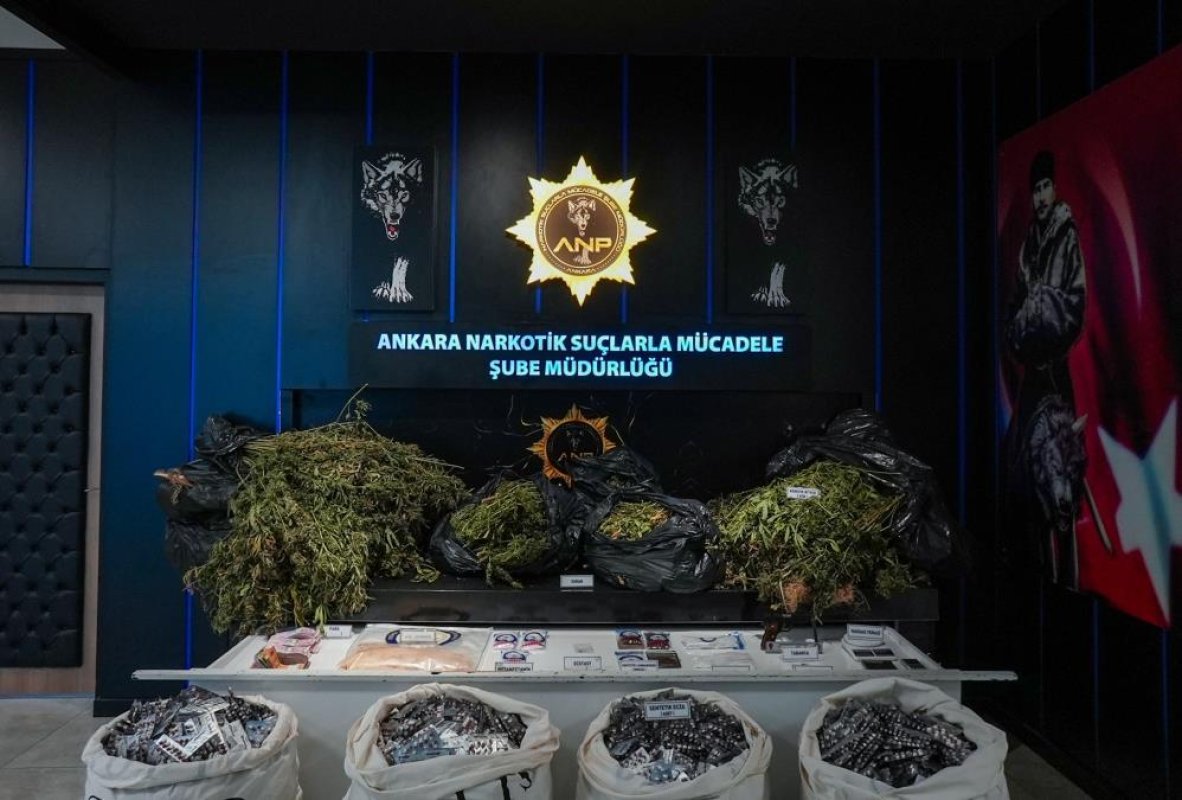 Ankara’da Uyuşturucu Operasyonu