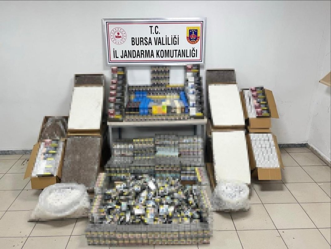 Bursa’da Kaçak Sigara Operasyonu