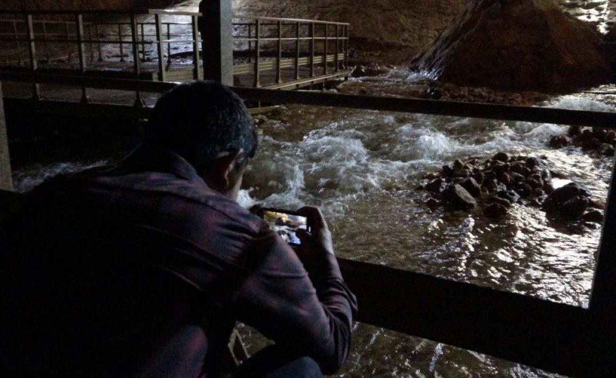 Cennet Obruğu'ndan 13 Yıl Sonra Su Çıktı