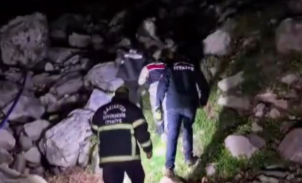 Gaziantep'te Ot Toplamak İçin Gittiği Ormanlık Alanda Mahsur Kalan Şahıs Kurtarıldı