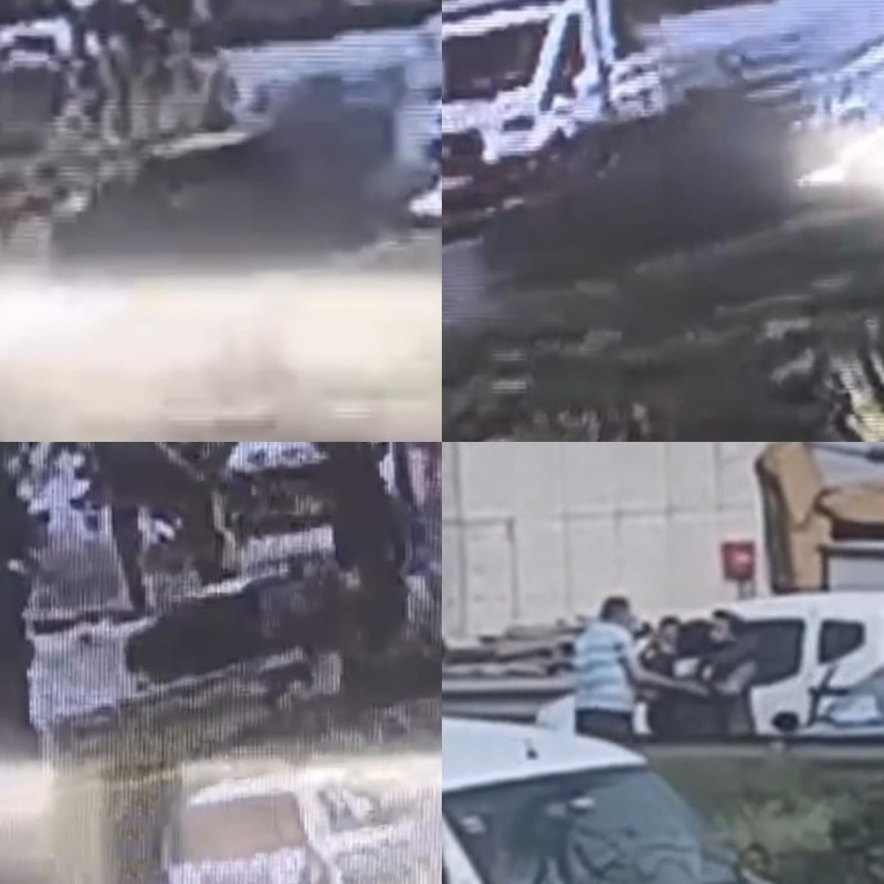 Tır Otomobili Metrelerce Sürükledi: 2 Yaralı