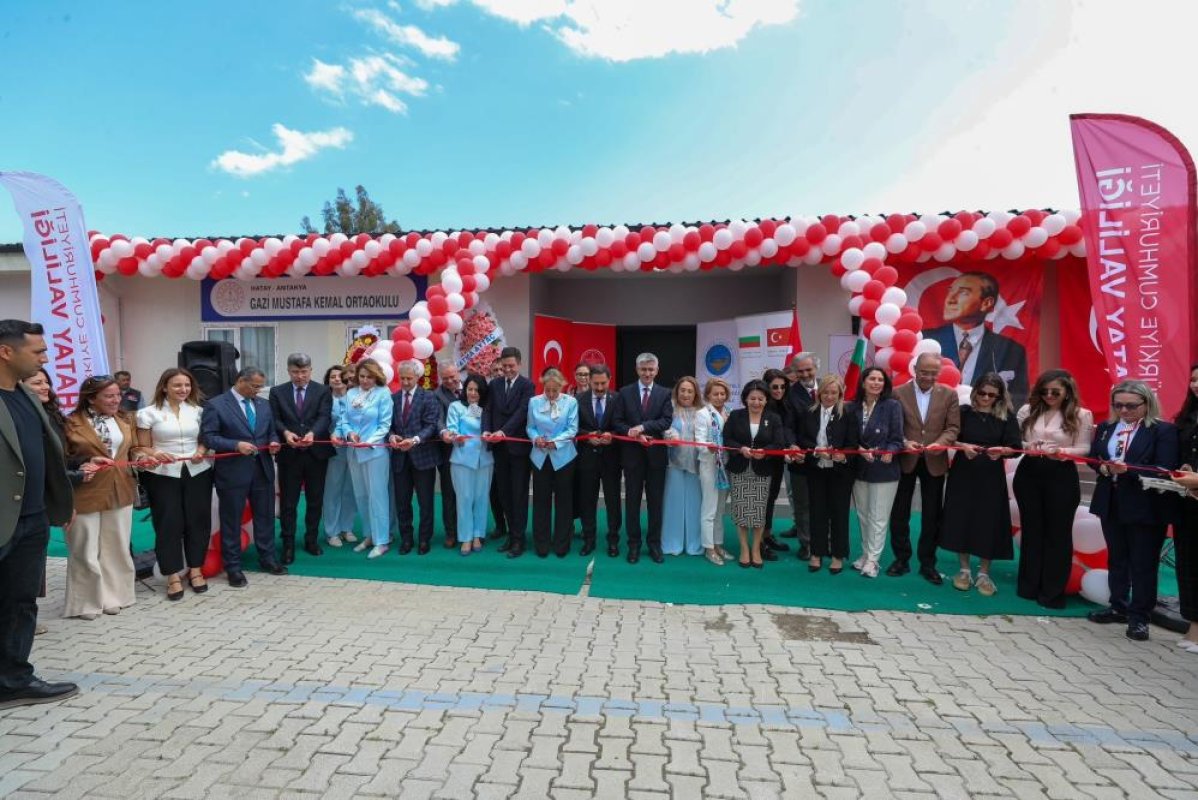 Hatay'da Depremin Ardından İnşa Edilen 232'inci Okulun Açılışı Gerçekleştirildi