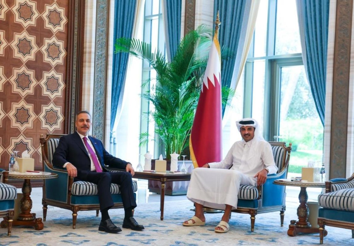Bakan Fidan, Katar Emiri Şeyh Tamim Bin Hamad Al Thani Tarafından Kabul Edildi