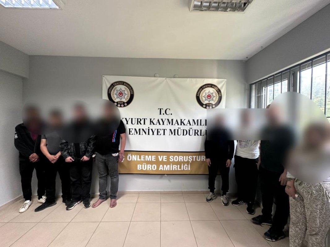 Ankara'da Narkotik Operasyonunda 9 Şüpheli Gözaltına Alındı