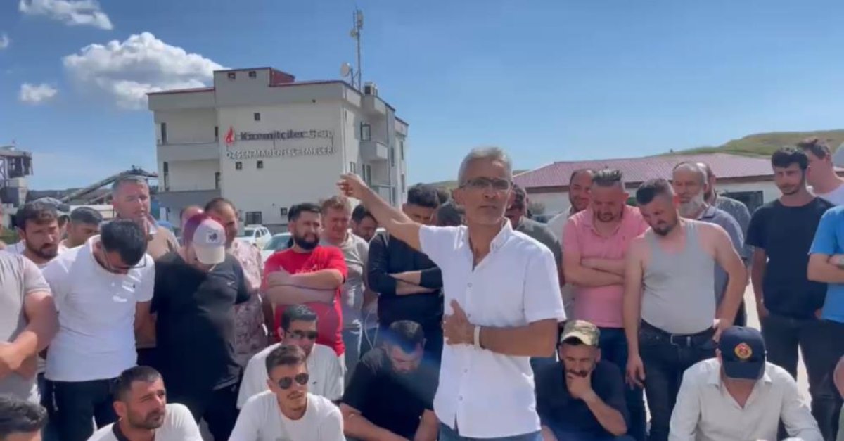 Edirne'de Maden İşçilerinin Eylemi 13'üncü Gününde