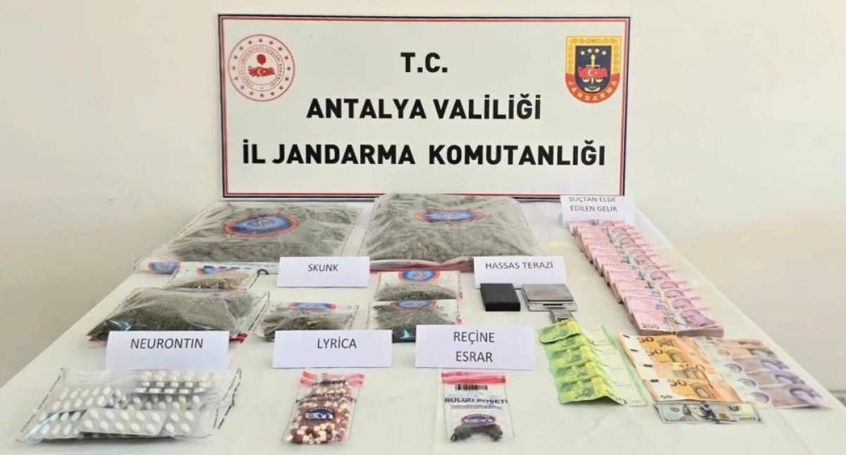 Antalya'da Uyuşturucu Operasyonunda 4 Şüpheli Tutuklandı