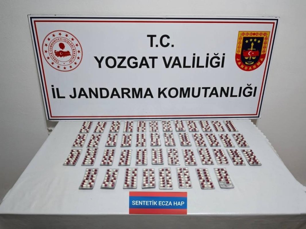 Yozgat'ta 613 Sentetik Uyuşturucu Hap Ele Geçirildi