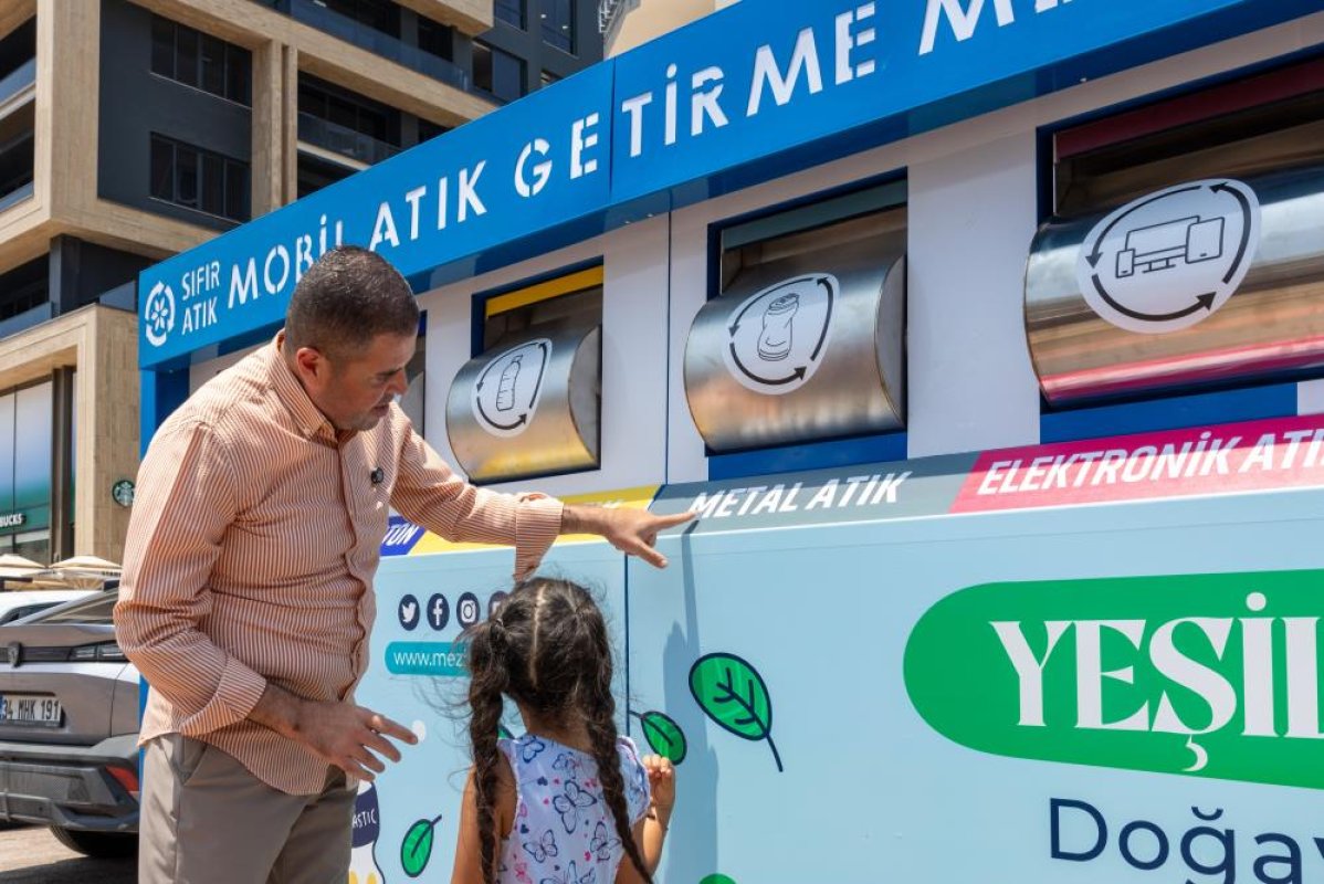 Mezitli'de Mobil Atık Getirme Merkezleri Hizmete Girdi