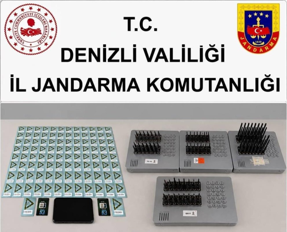 Denizli Merkezli ‘Patates Hat' Operasyonunda 186 Hat Ele Geçirildi