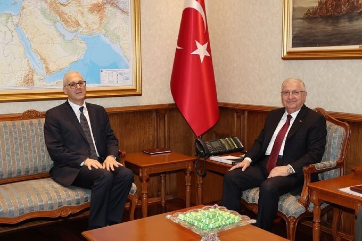 Bakan Güler, Mısır Büyükelçisi El Şeyh'i kabul etti