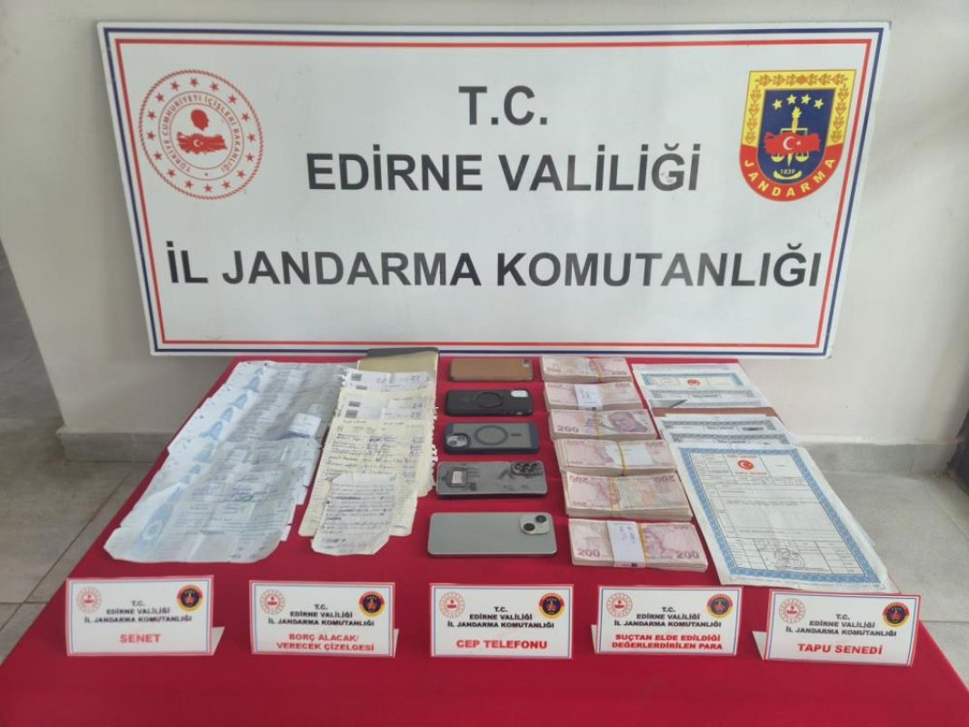 Keşan'da "tefecilik" iddiasıyla gözaltına alınan 6 şüpheli tutuklandı