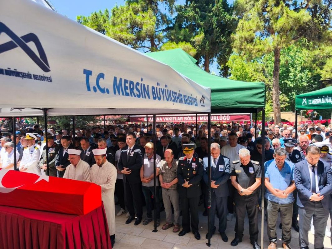 Mersinli şehit Kenan Şahin son yolculuğuna uğurlandı