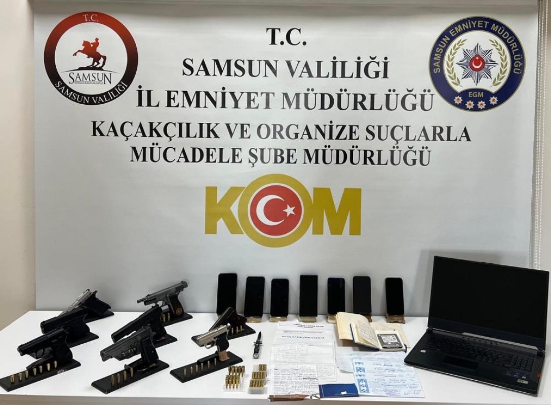 Samsun'da organize suç örgütlerine operasyon: 19 gözaltı