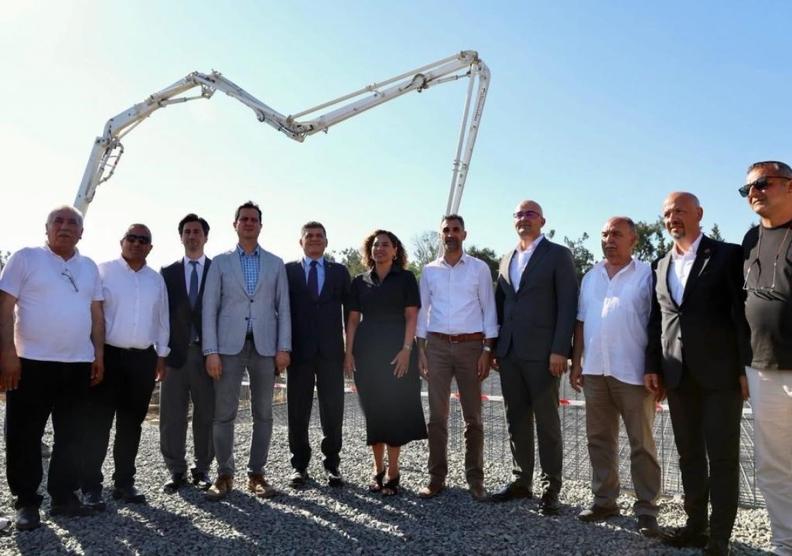 Tekirdağ'da mezarlık ve gasilhane ek hizmet binasının temeli atıldı