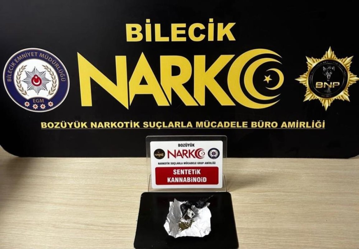 Bilecik'te uyuşturucu operasyonu: 1 gözaltı