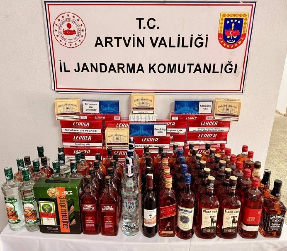 Artvin’de jandarmadan kaçakçılık operasyonu