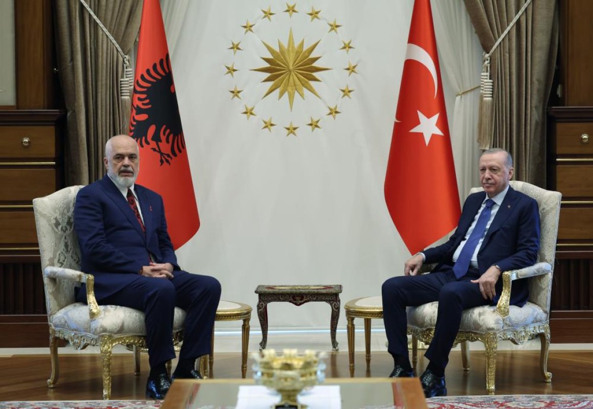 Cumhurbaşkanı Erdoğan, Arnavutluk Başbakanı Edi Rama ile görüştü