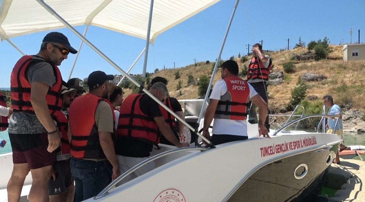 Tunceli'de ilk kez amatör denizcilik eğitimi verildi