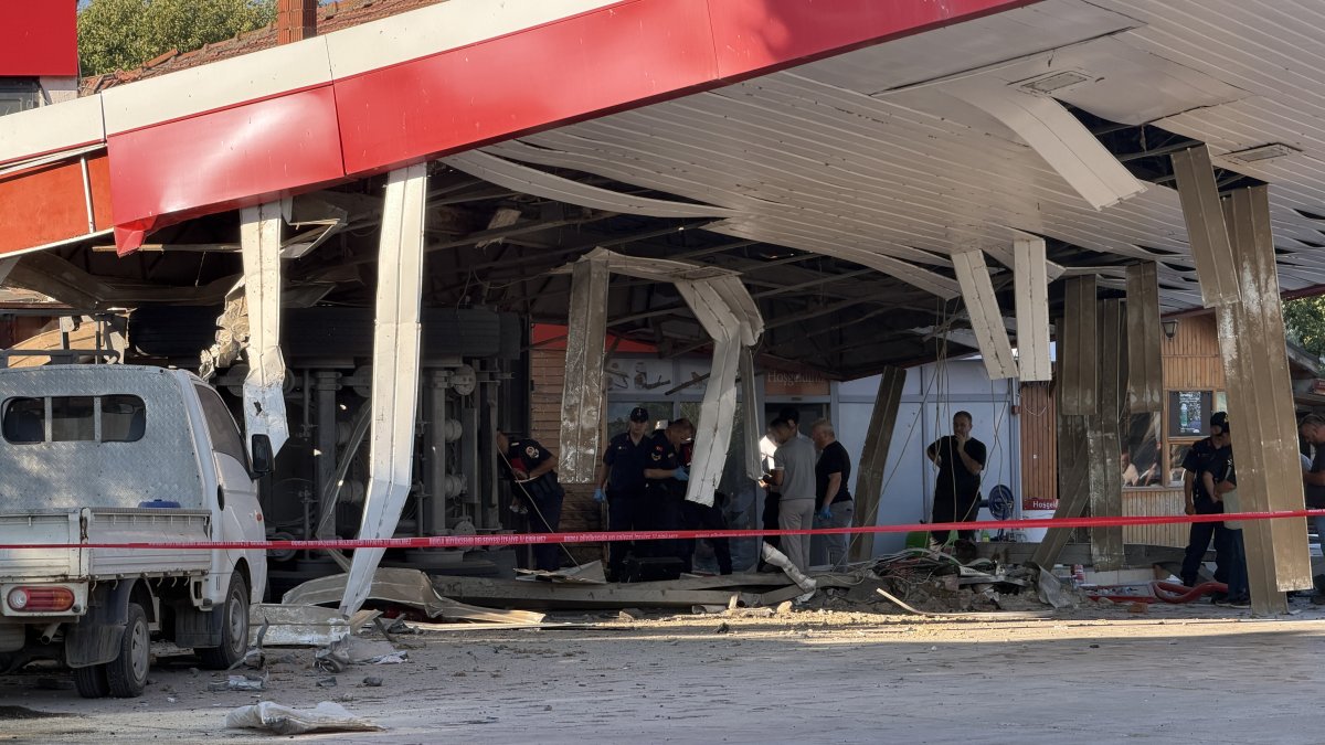 Ölüm benzin istasyonu marketinde alışveriş yaparken yakaladı