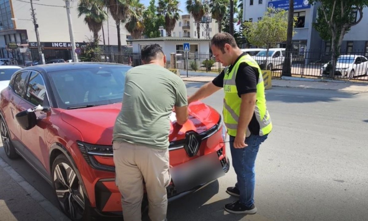 Mersin'de kural ihlali yapan sürücüye 10 bin lira ceza