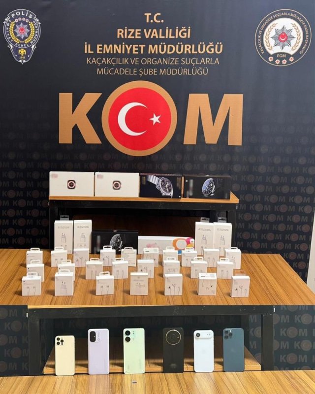 Rize’de kaçakçılık operasyonu: 45 gözaltı