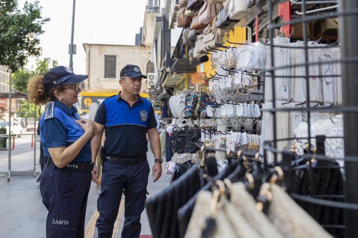 Mersin'de kaldırım işgallerine sıkı denetim