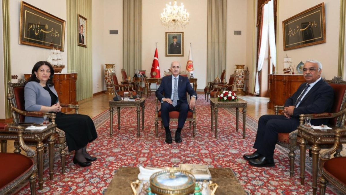 TBMM Başkanı Kurtulmuş, DEM Heyetini Kabul Etti