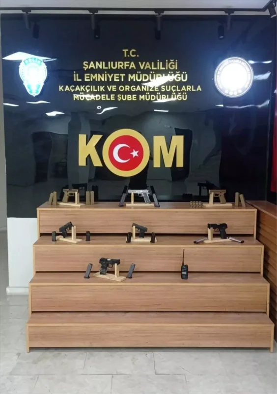 Şanlıurfa'da Silah Kaçakçılığı Operasyonu