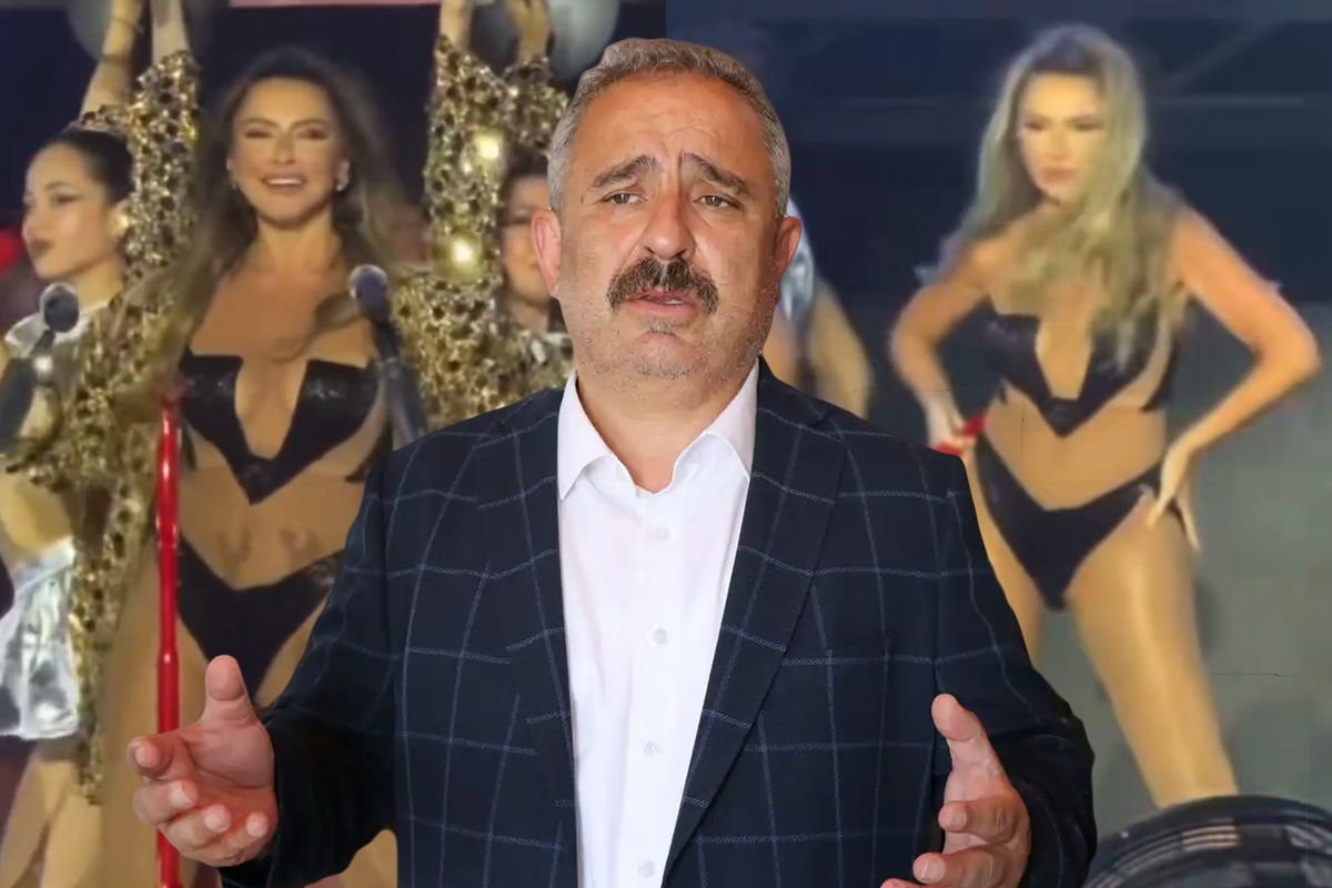  Sinan Burhan, Hadise'ye Ateş Püskürdü: P.Rno Figürü Gibi Kostümle Sahnede